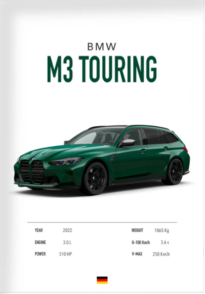 Plakat M3 touring