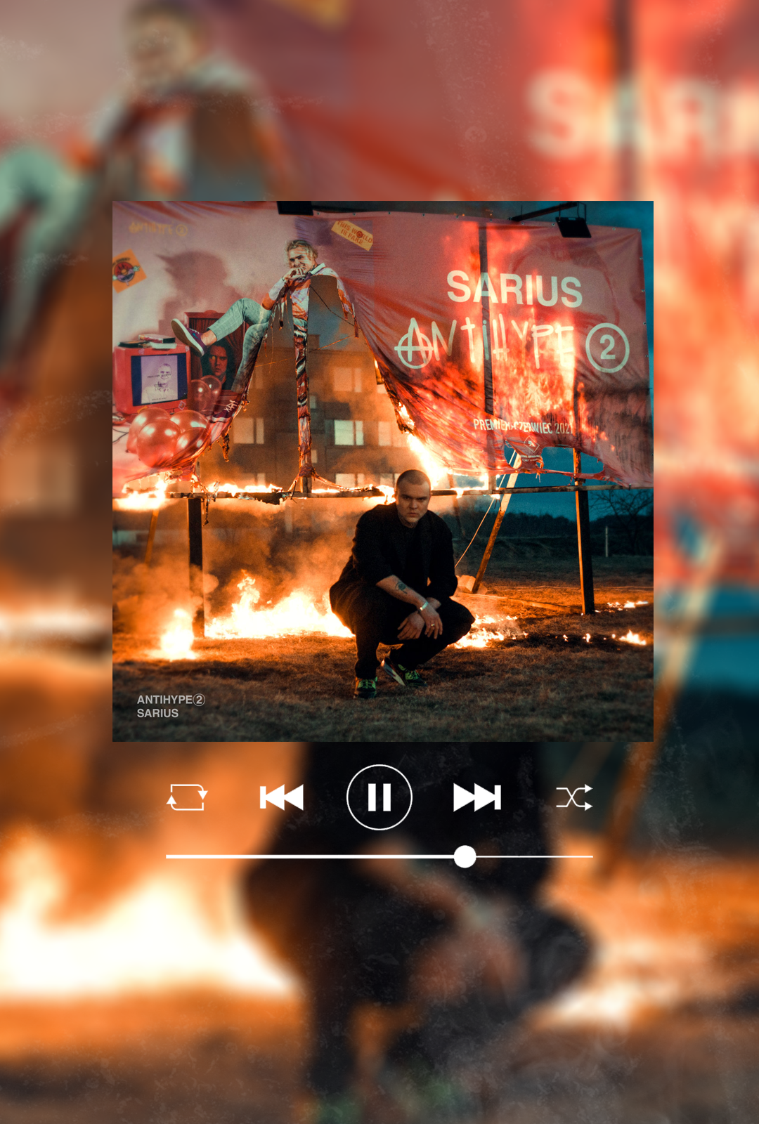 Plakat Sarius – Antihype 2