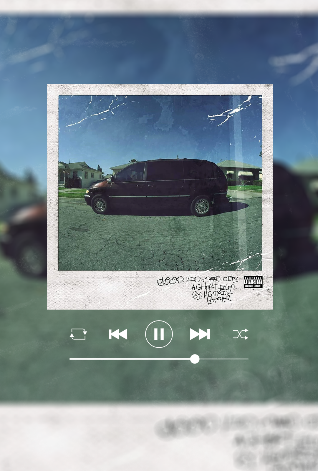 Plakat Kendrick Lamar – DAMN.