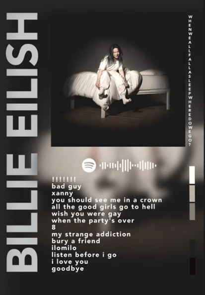 Plakat Billie Eilish – When We All Fall Asleep, Where Do We Go?
