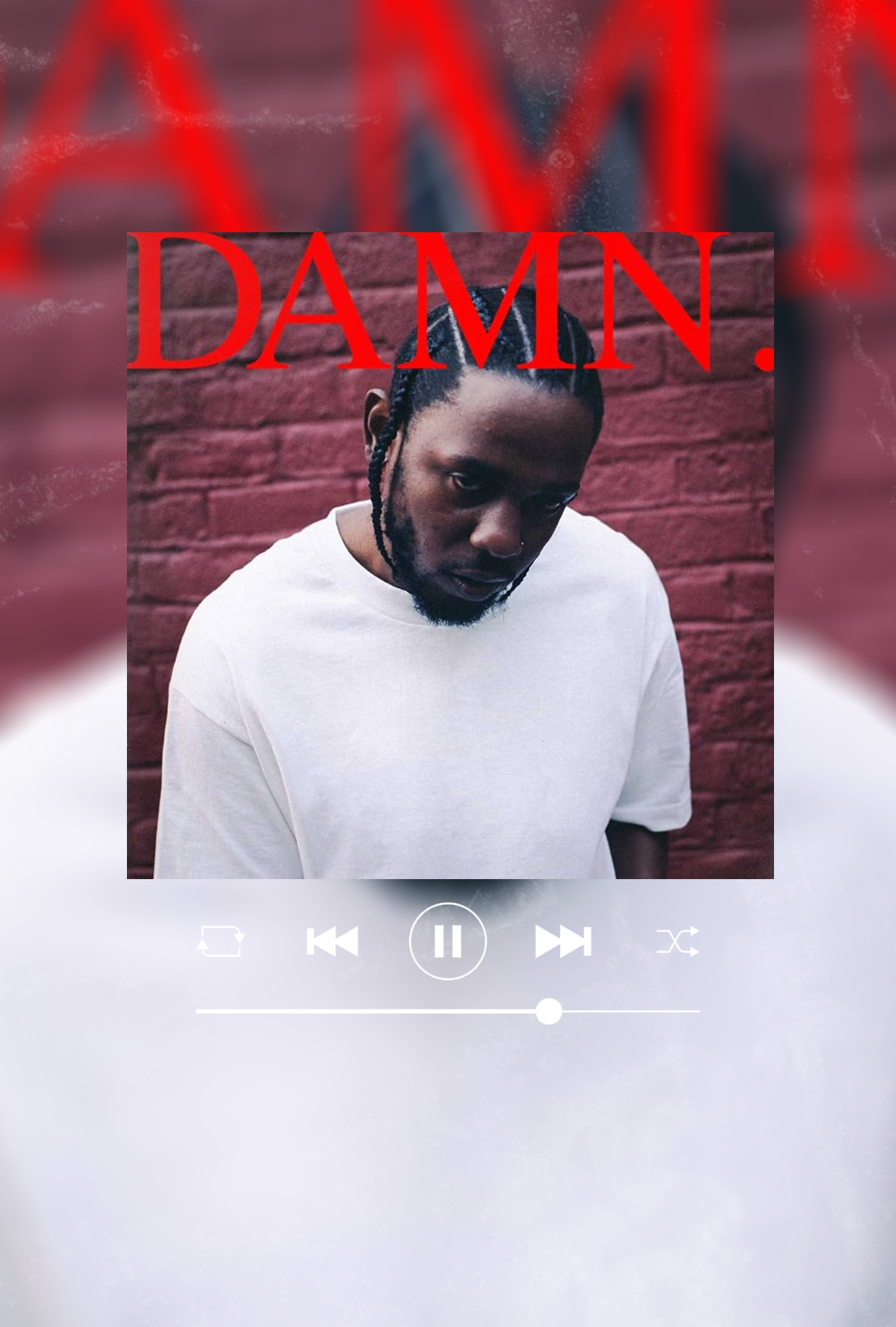 Plakat Kendrick Lamar – DAMN.