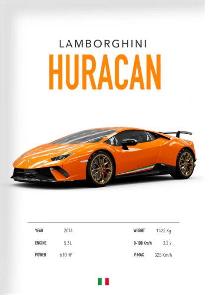 Plakat Huracan