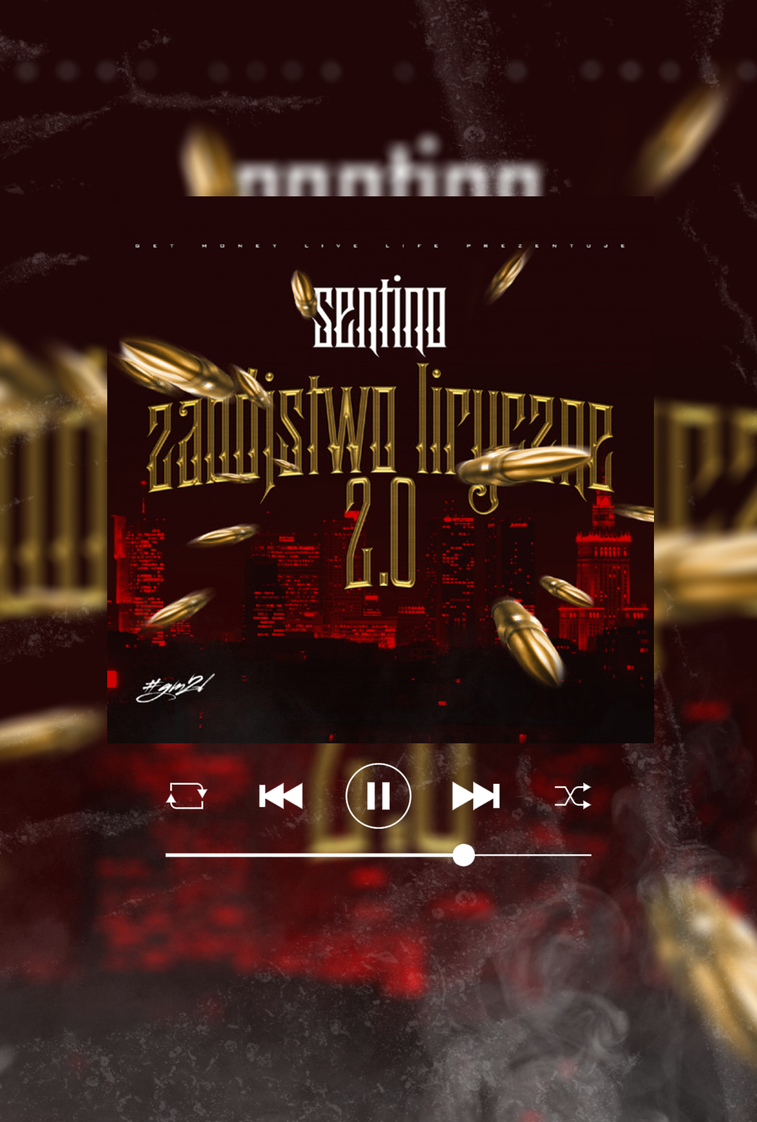 Plakat sentino zabójstwo liryczne 2