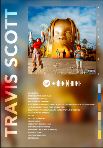 Plakat Travis Scott – Astroworld